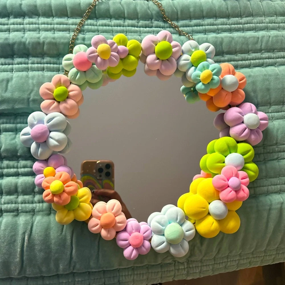 Floral mirror